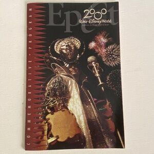 2000 Walt Disney World EPCOT Commemorative Program